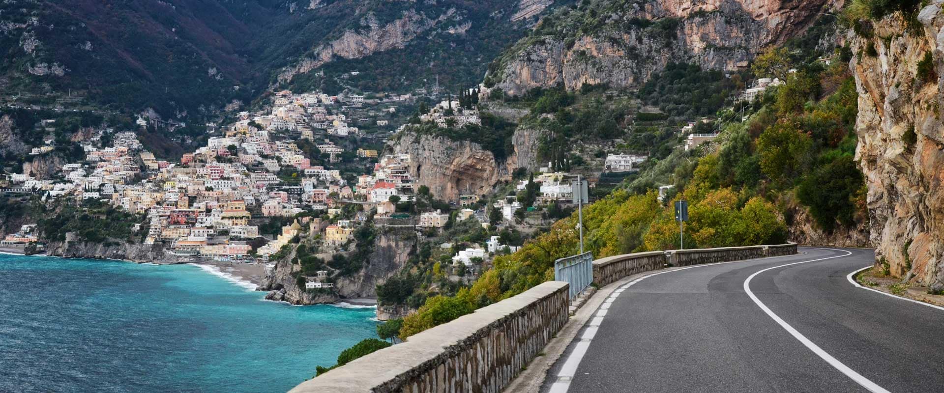 Amalfi, Italy coastal road
